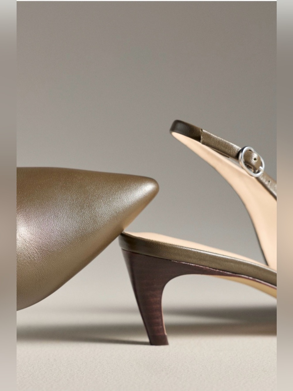 Anthropologie Pointed-Toe Slingback Pumps - Picture 3 of 15